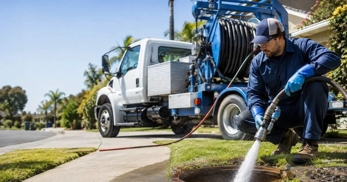 Hydro jet sewer cleaning West Covina