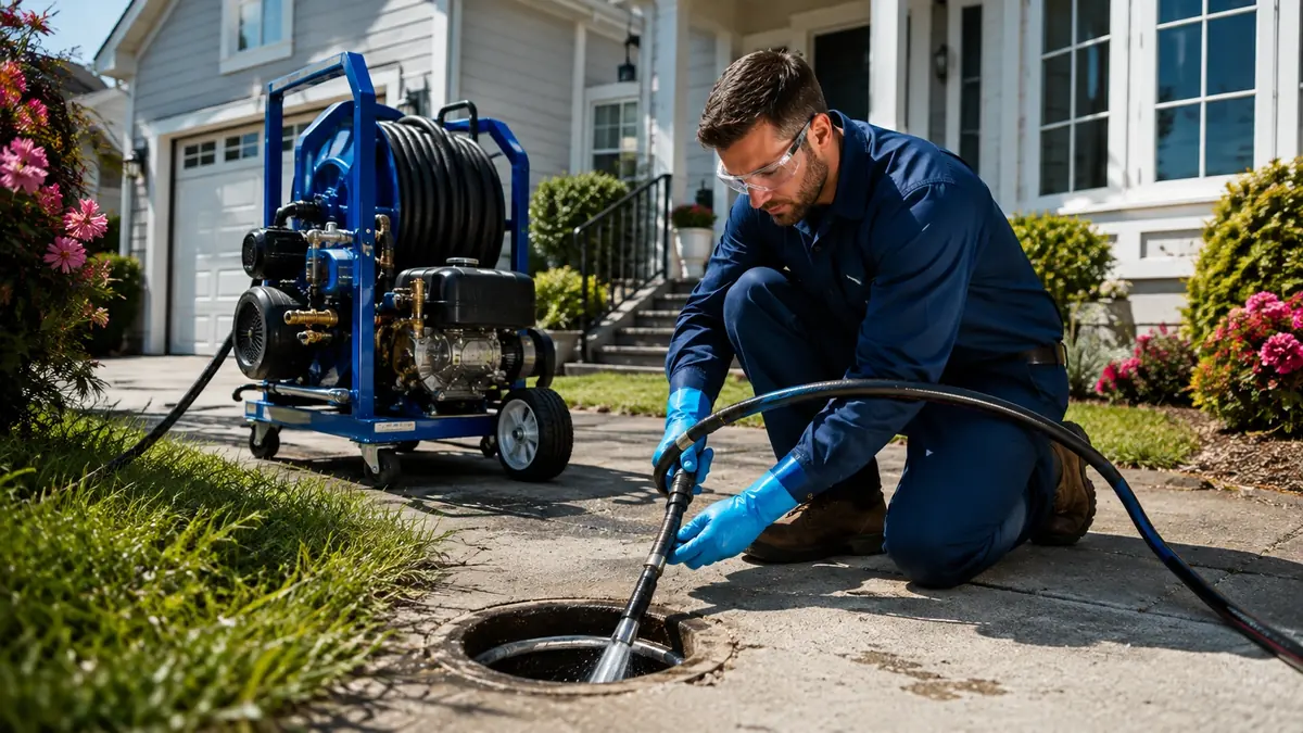 Residential Hydro Jet Drain Cleaning in West Covina
